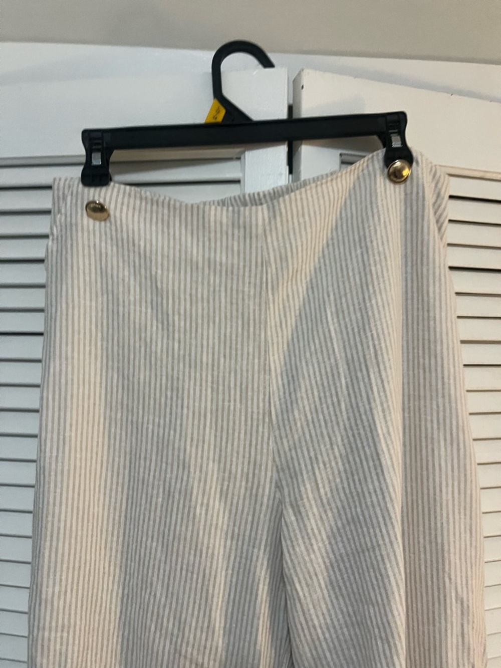 MICHAEL Michael Kors Beige & White Striped Top